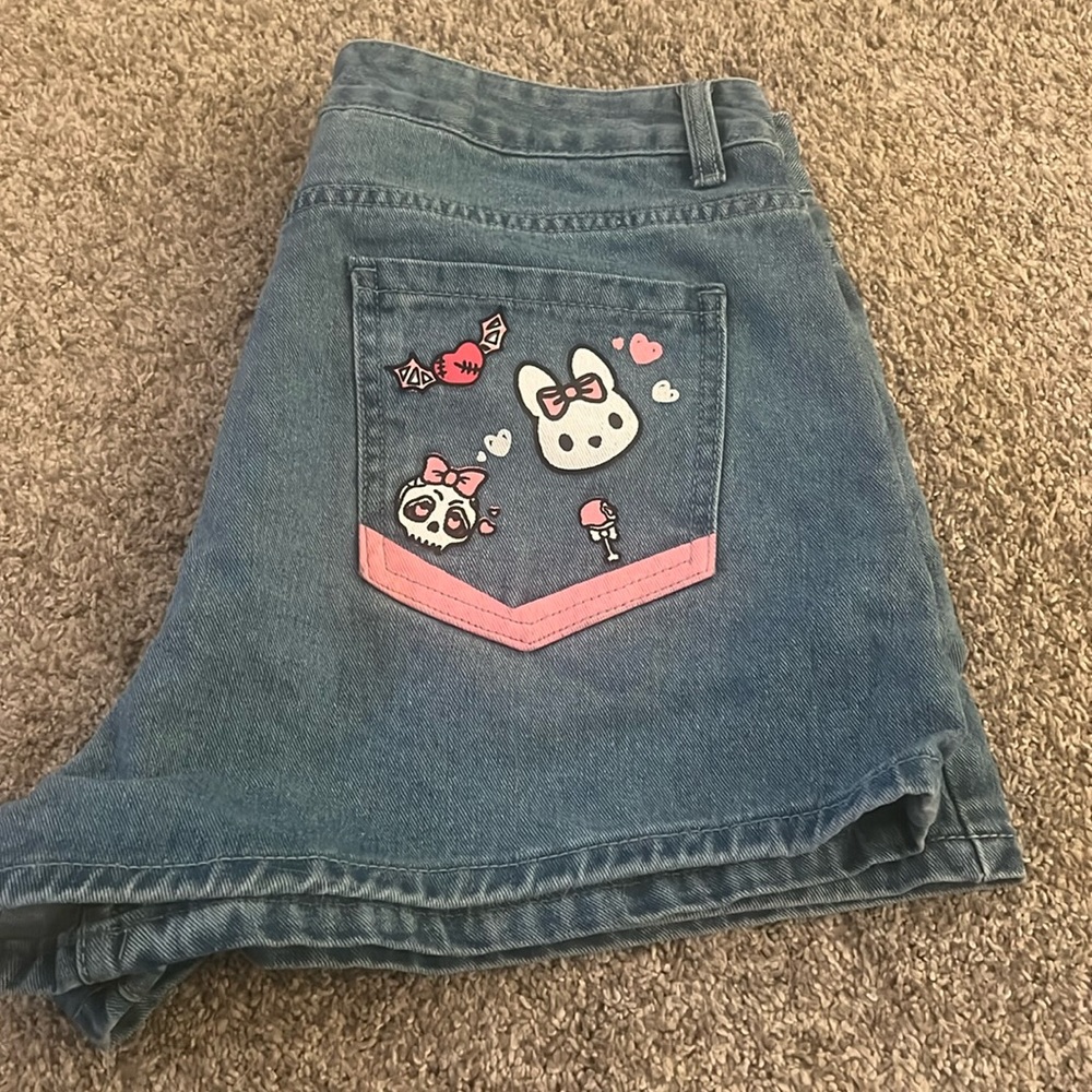 Hello Kitty Jean shorts